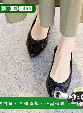 【日本直邮】Menue menue 指向芭蕾舞鞋（2020 黑色 EN）一脚蹬