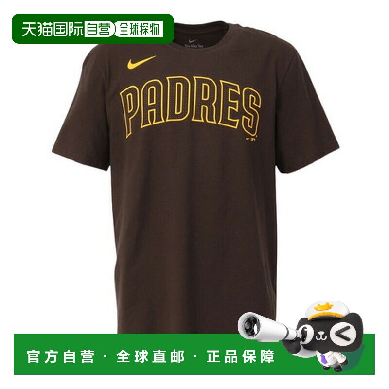 日本直邮MLB（男款）棒球服 文字标志 棉质短袖T恤 圣地亚哥教士图片