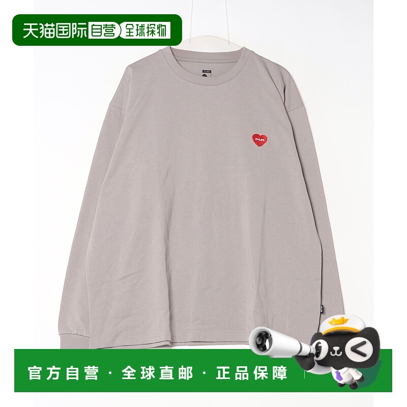 1h可退 日本直邮POLeR 男女同款刺绣标长袖T恤 249MCV0049