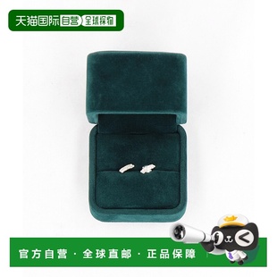 日本直邮FREAK 女装 女士简约线条钻石耳钉 11884 STORE 1h可退