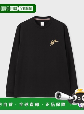 1h可退 日本直邮Paul Smith男装 长袖T恤 兔子logo立体印花 宽松