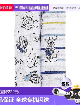 【日本直邮】Aden + anais essentials 迪士尼 纱布 婴儿 包被 米