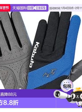 【日本直邮】Ogk Kabuto 自行车全指手套 SPG-5 蓝/黑色 M骑行