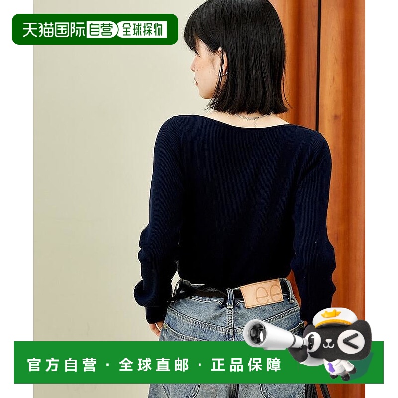 1h可退 日本直邮FREAK'S STORE 女装 丝质混纺 Boat Neck 弹力针