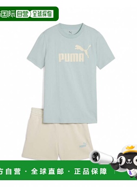 日本直邮PUMA 儿童T恤短裤套装 ESS NO.1 运动套装 [G 687805]