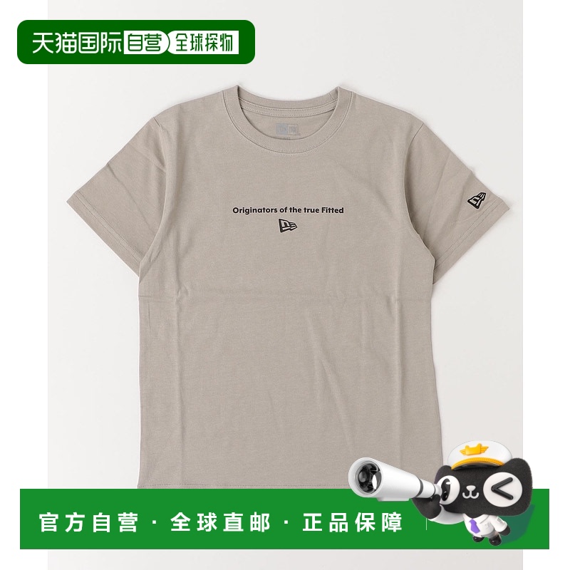 1h可退 日本直邮NEW ERA 儿童版True Fitted标语短袖T恤 NE CIRCL