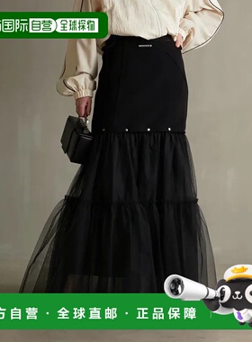 1h可退 日本直邮PRANK PROJECT 女士金属点点薄纱半裙 立体设计