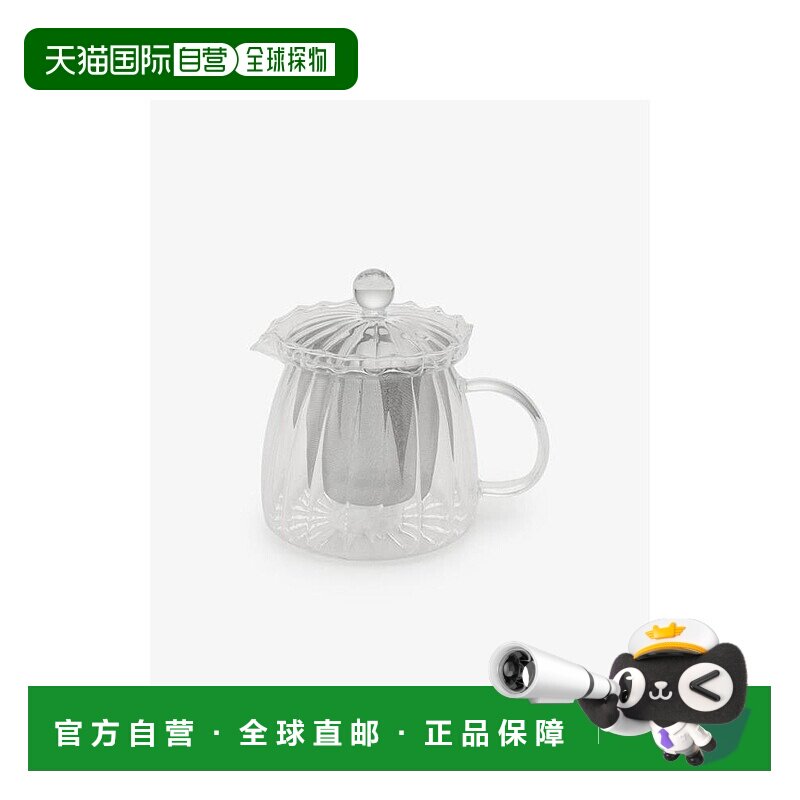 日本直邮日潮 AfternoonTea蕾丝茶壶 耐热泡茶玻璃下午茶HD94