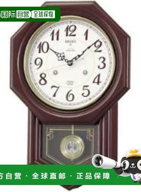 日本直邮SEIKO RQ205B 无线电控制挂钟 Chime & Strike RQ205B