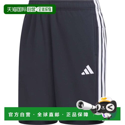 日本直邮adidas 3STRIPES REGULAR FIT DOUBLE KNIT 短裤 传奇墨/