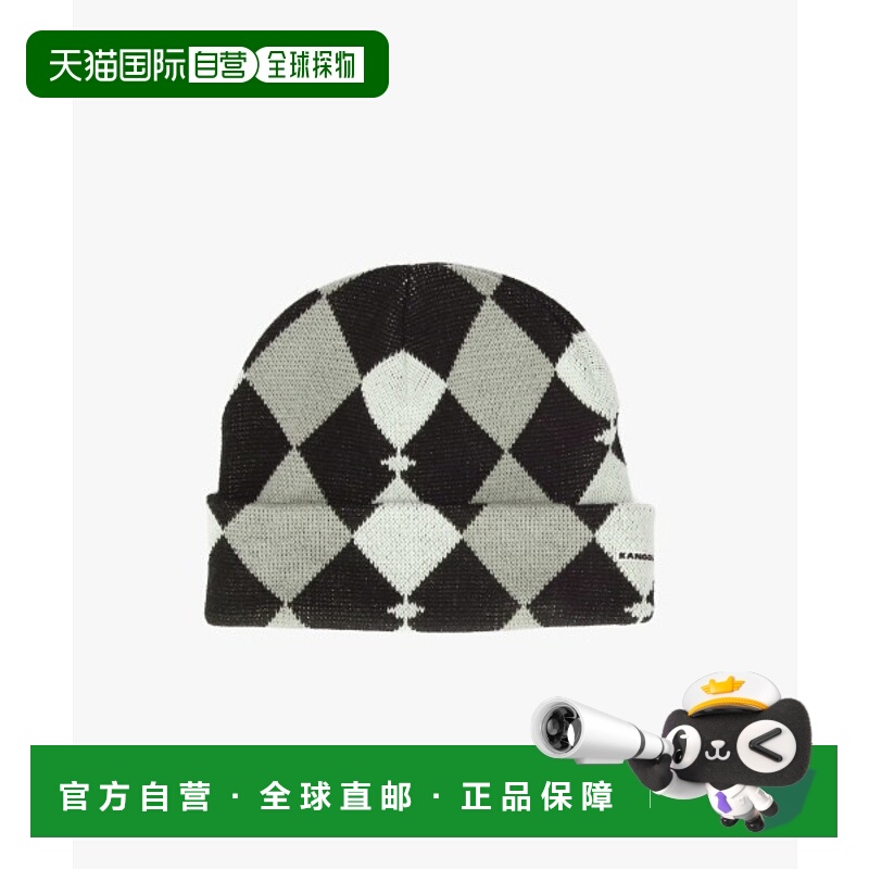 1h可退 日本直邮KANGOL 男女同款 阿甘图案 2WAY可翻折针织冷帽 2