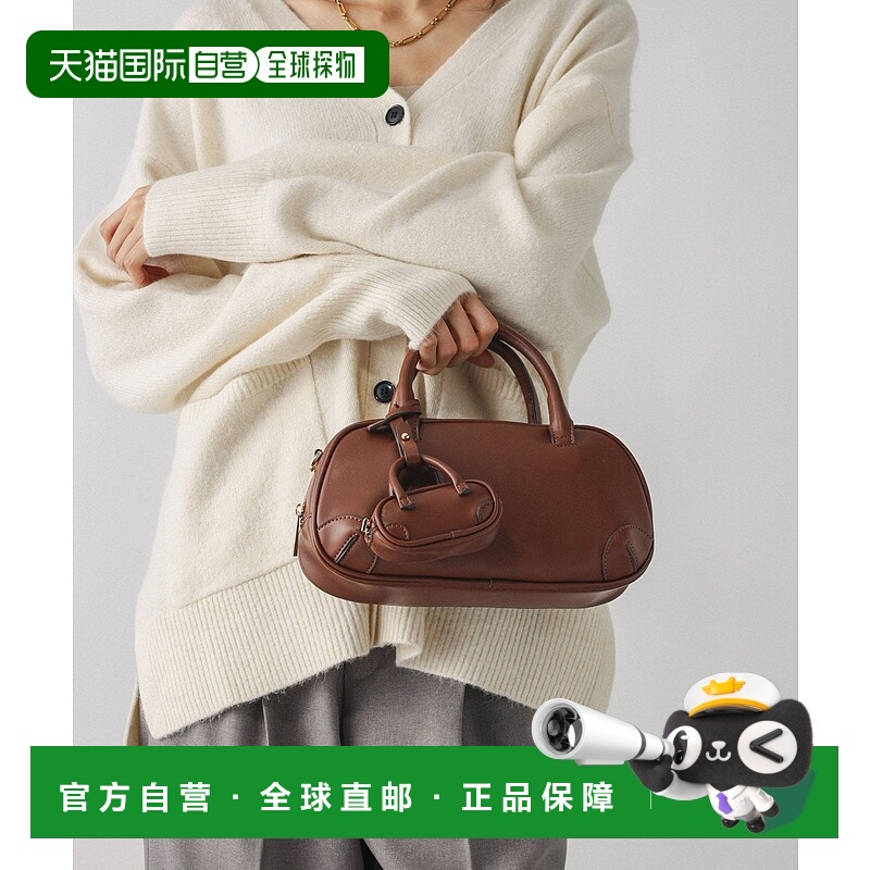 1h可退 日本直邮GLOBAL WORK 女装 仿皮迷你波士顿包