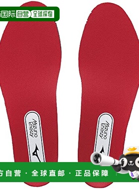 【日本直邮】Mizuno美津浓棒球运动鞋垫红色合成纤维11GZ2220  S