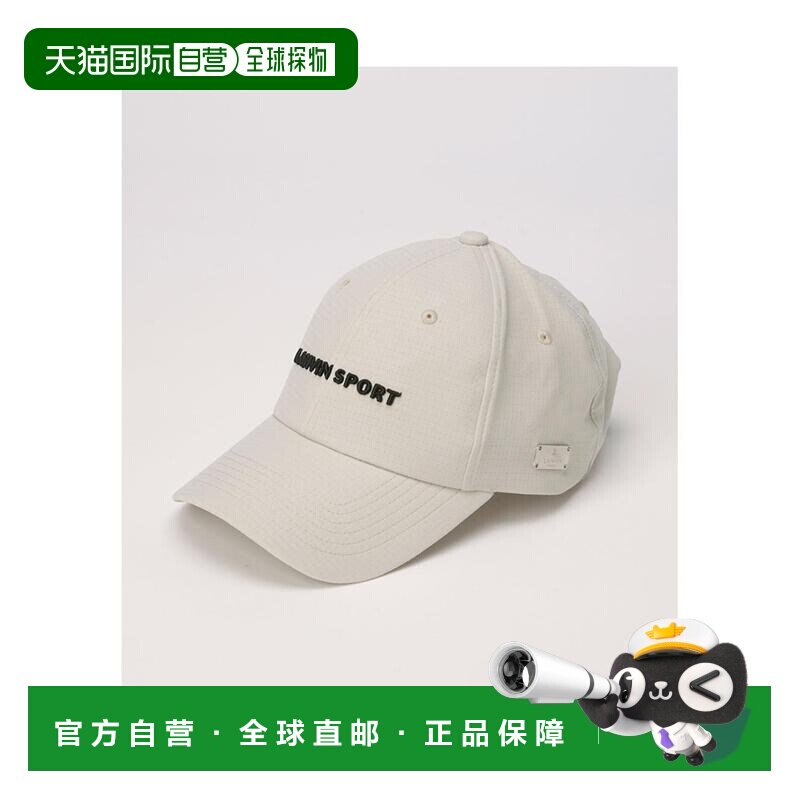 日本直邮LANVIN SPORT 帽子 男士 波点双格纹棒球帽 刺绣Logo 加