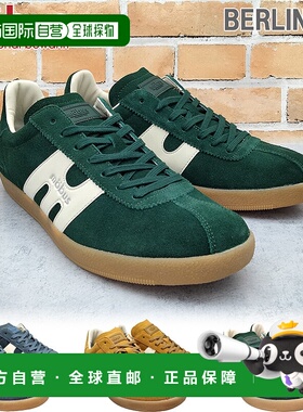 日本直邮Mobus 男士 BERLIN SD 绒面革运动鞋低帮休闲系带鞋简约m