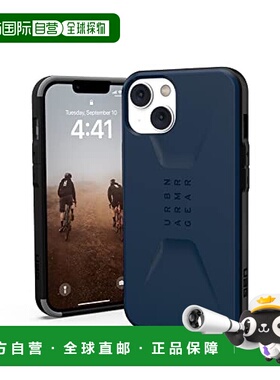 【日本直邮】Urban Armor Gear 苹果14手机壳耐撞击 CIVILIAN蓝色