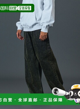 付款1h内可退 日本直邮XLARGE 男女同款 立体压纹丹宁裤 10126103