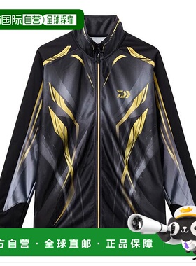 日本直邮Daiwa Wear DE-3125T 锦标赛T恤Danrotech L 码黑色