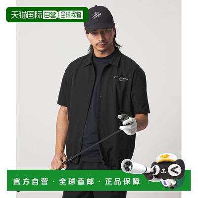 日本直邮男士Mini Rip短袖衬衫 防皱弹力针织 2WAY衬衫