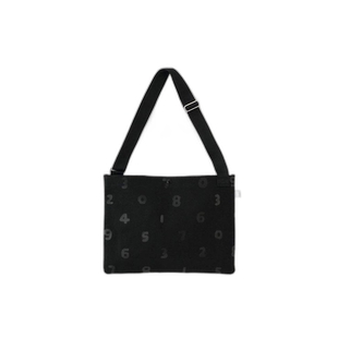 日本直邮日潮SouSou经典数字大号小号纯棉帆布单肩斜挎包手提包