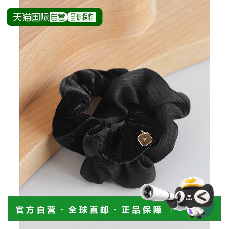 1h可退 日本直邮ANE MONE 女装 天鹅绒×褶皱交叉发圈 DG190067H