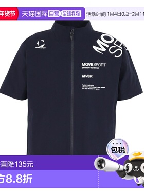 日潮跑腿DESCENTE迪桑特 男款交叉短袖夹克 Navy SST5SJKX0MB NV0