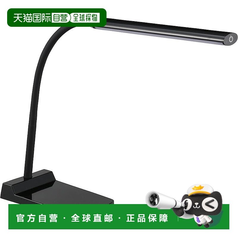 【日本直邮】OHM Electric LED 台灯 台灯 黑色 DS-LS24-K 06-372