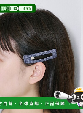 1h可退 日本直邮fiw. 女士复古格纹发夹 KAF1051611A0001发饰夹子