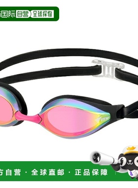 日本直邮VIEW AILE 缓冲竞速泳镜 镜面型 游泳镜/通用 V240SAM-SK