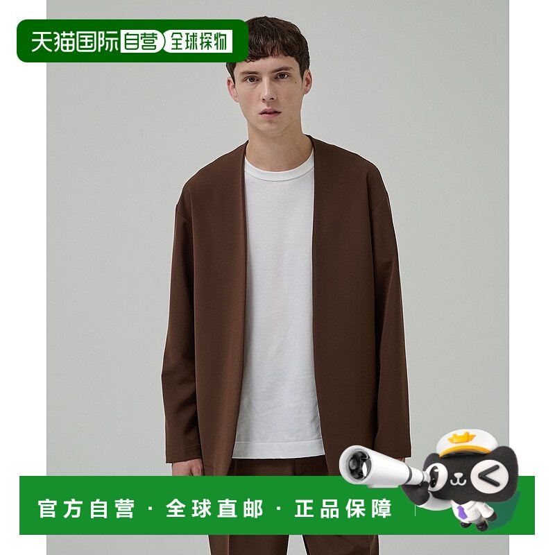 1h可退 日本直邮STUDIOUS男装宽松无领夹克半拉链双口袋立体袖型