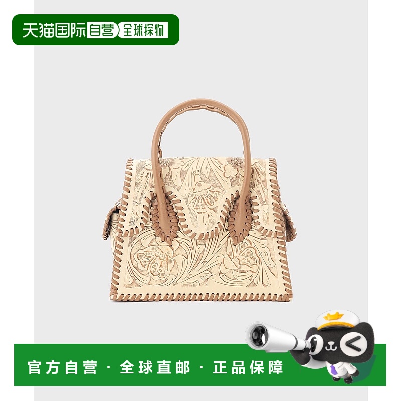 1h可退 日本直邮CARVING TRIBES 女士MINI FinuRei花卉图案2WAY牛