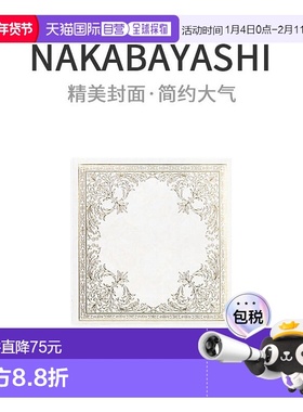 【日本直邮】Nakabayashi相册L尺寸白色-502-W大容量防水加厚