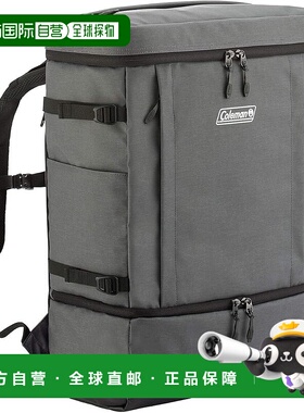 【日本直邮】Coleman Shield 35+ 2 层 灰色/黑色背包双肩包