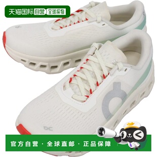 日本直邮女士 Cloudmonster 1 运动鞋象牙白/溪蓝色3WF30481057