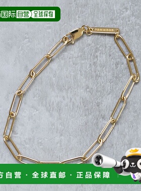 日本直邮Tom Wood 手镯 金色 100067 男女通用 925银饰品