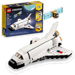 日潮跑腿Lego乐高拼插积木儿童航天飞机益智创意百变玩具