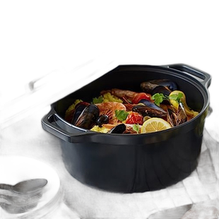 【日本直邮】IrisOhyama爱丽思欧雅玛 24㎝ 两手锅MKSN-S24