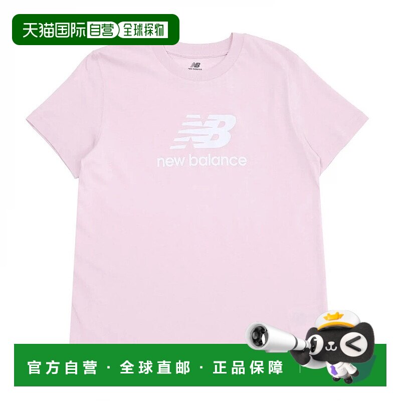 日本直邮new balance-New Balance女子短袖T恤短袖T恤运动Essent
