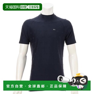 日本直邮BRIEFING 半袖 CL 标志提花翻领高尔夫上衣 BRG241M06076