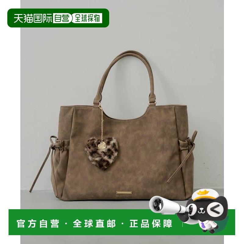 1h可退 日本直邮官方授权 Chico 心形毛绒挂饰托特包手提包单肩包