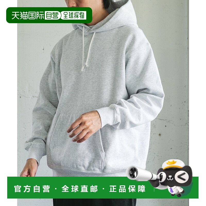 1h可退 日本直邮URBAN RESEARCH DOORS男装 加绒连帽卫衣 宽松半