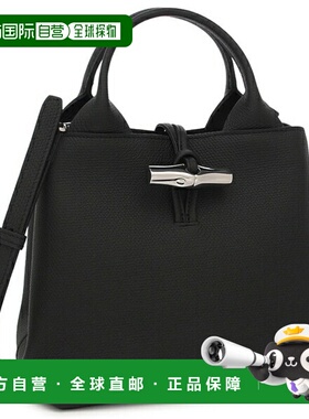 日本直邮Longchamp 手提包 单肩包 Rozo S 码 黑色 女士 LONGCHAM