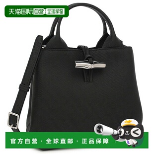 日本直邮Longchamp 手提包 单肩包 Rozo S 码 黑色 女士 LONGCHAM