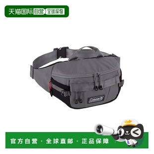 日本直邮Coleman-埃斯利亚腰包（灰色）小型斜挎包单肩包户外