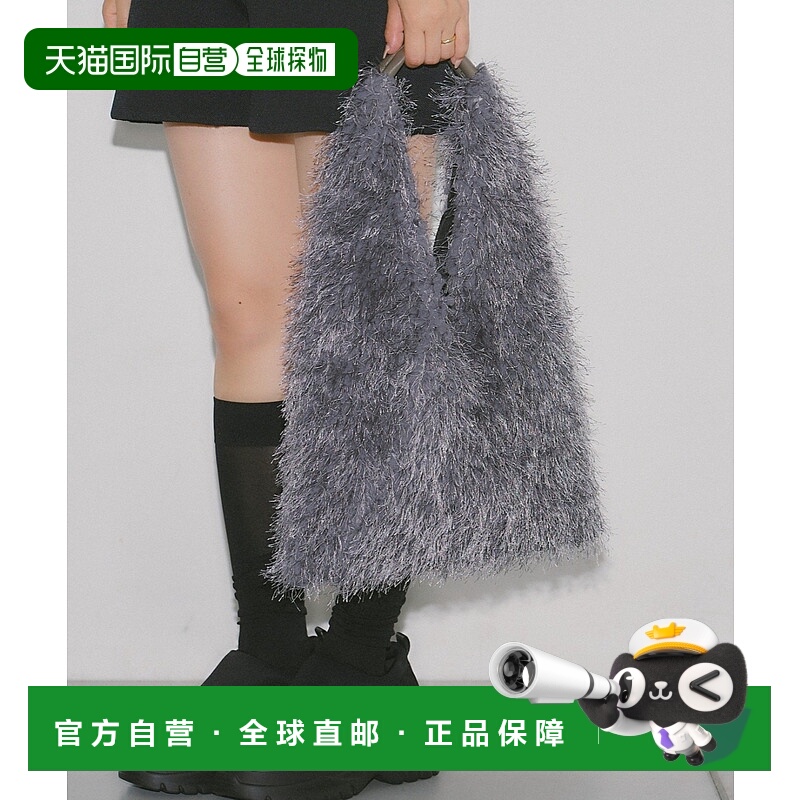 1h可退 日本直邮CIAOPANIC TYPY 女装 流苏毛绒三角托特包 半月形