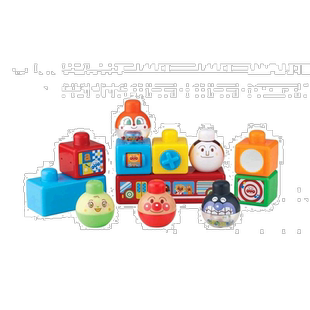 【日本直邮】万代室内游戏玩具BabyLabo面包人智育一看就想堆起来