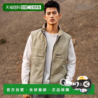 日本直邮Marmot 梅萨背心 Mesa Vest TSAUO031 黑色 BLK 深米色 D