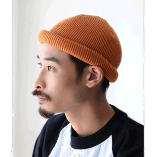 1h可退 日本直邮BEAMS 男士滚边针织帽 可任意卷边高度 休闲时尚