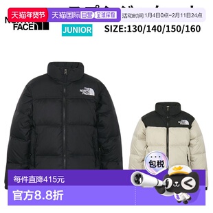 日本直邮The North Face Nuptse 羽绒夹克青少年款休闲外套儿童服