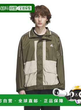 日本直邮adidas-阿迪达斯（男子，女子）夹克男士病房大型适合IJM